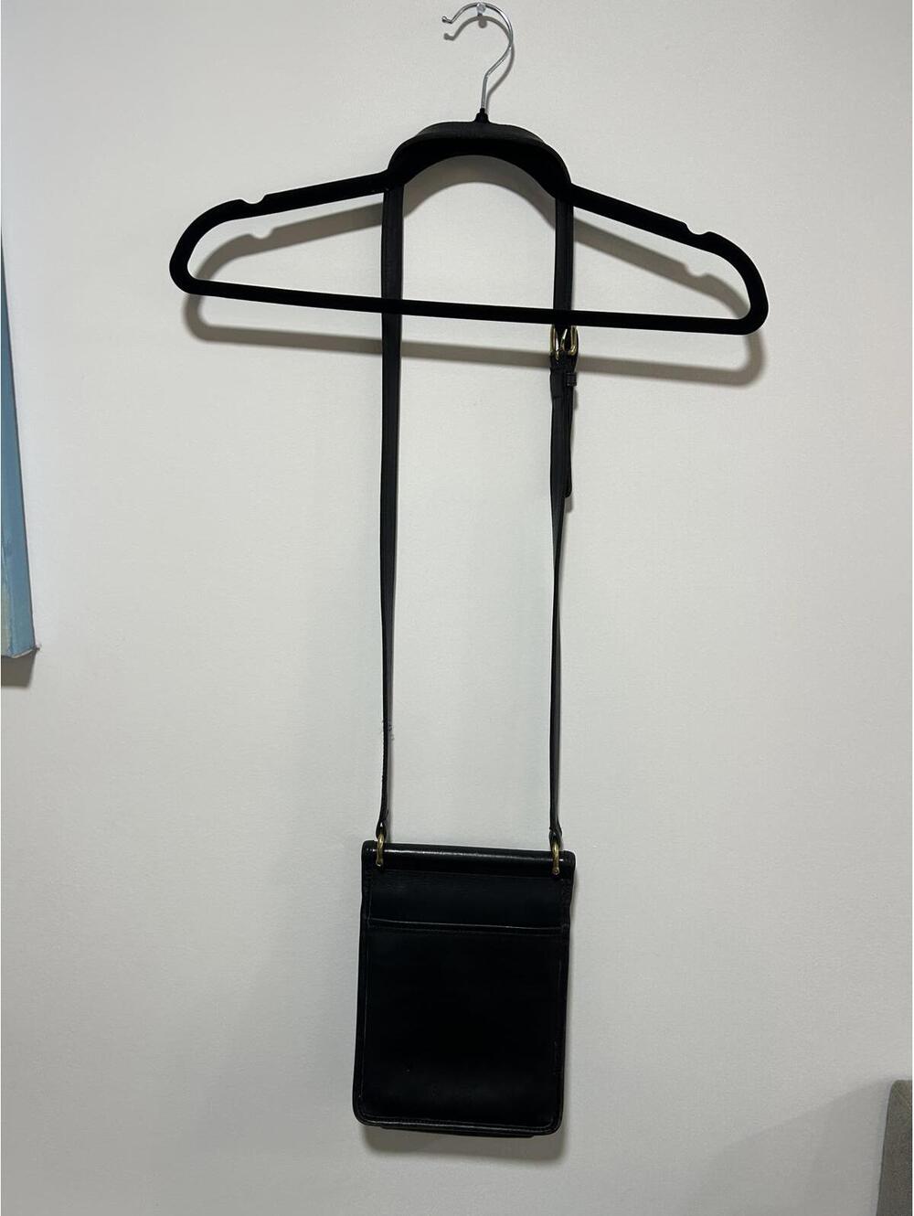 Vintage Coach Murphy Black Leather Bag 9930 - Picture 3 of 4